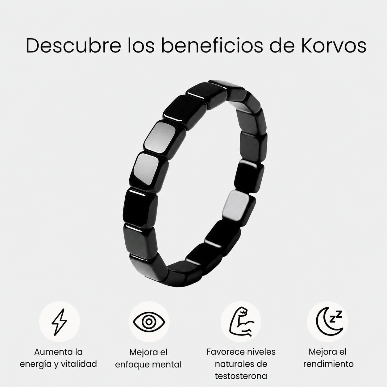 BRAZALETE DE HEMATITA - KORVOS