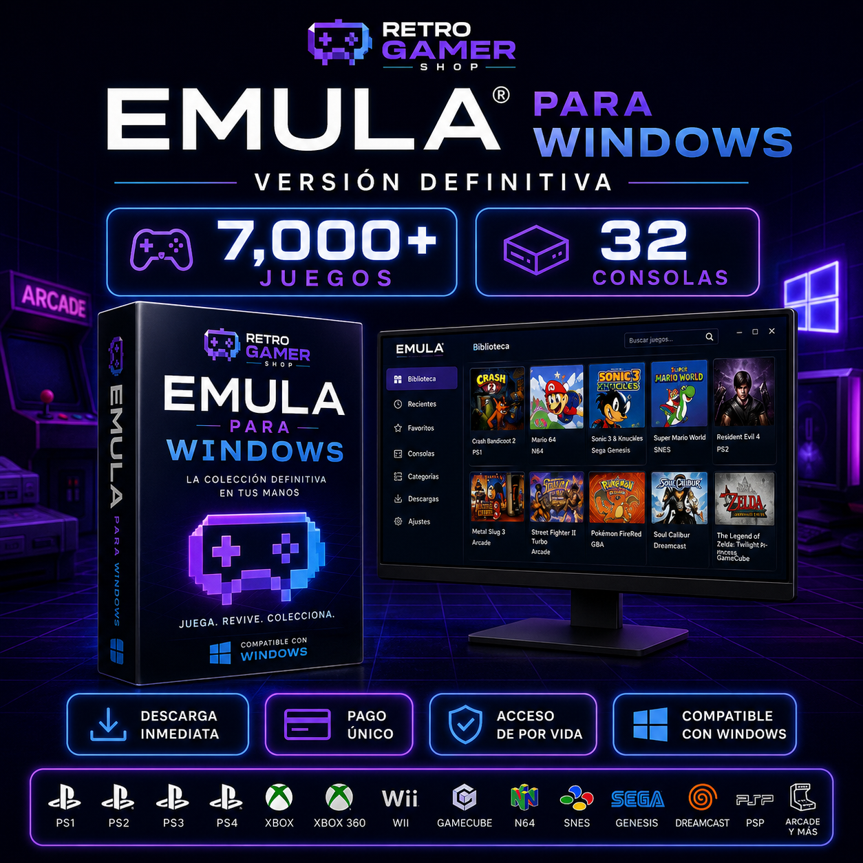 RetroGamer™ EmulaConsolas®